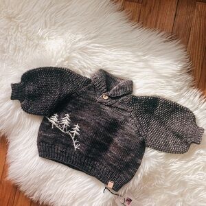 NWT hand knit wool Kids Sweater